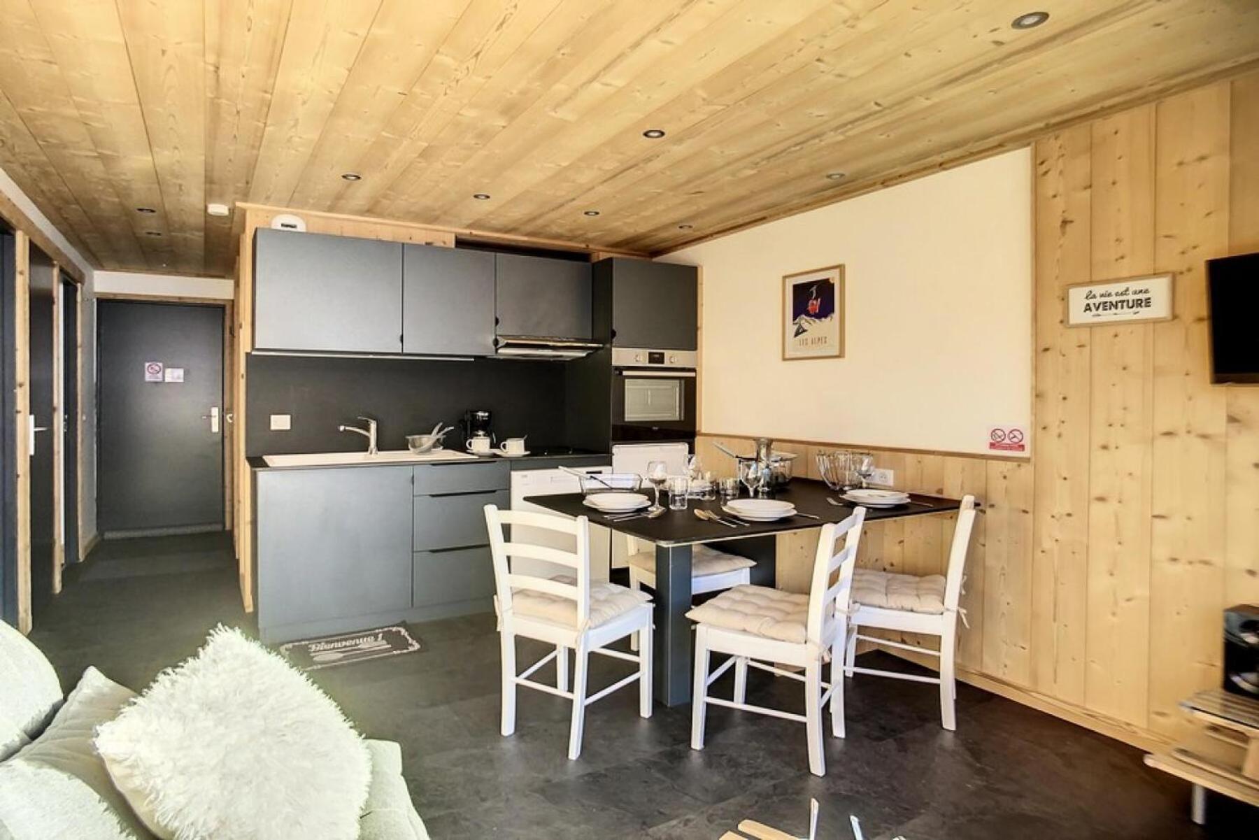 Residence Biellaz - Appartement Lumineux & Renove - Depart Et Retour Skis Aux Pieds - Vue Montagne Mae-1644 Сен-Мартен-дьо-Белвил Екстериор снимка